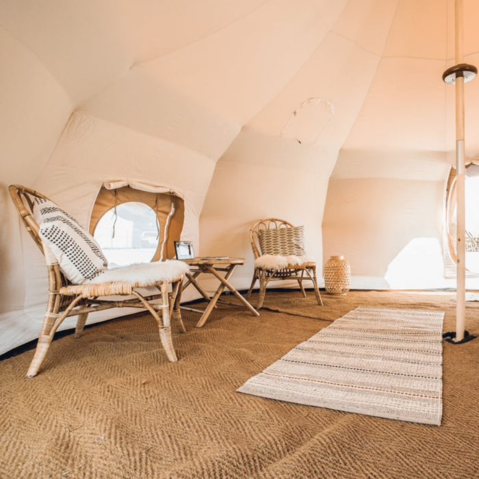 Tapijt kokosvezel 5 meter Lotus Belle tent