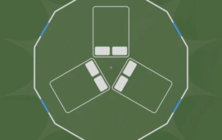 Tentinrichting Lotus Belle 6 meter tent